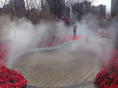 长春恒大帝景售楼处冷雾工程