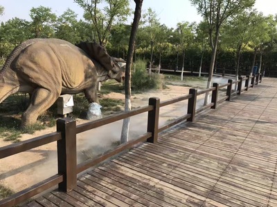 光合谷恐龙乐园冷雾工程1